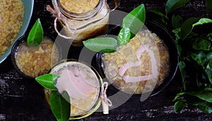 Grapefruit sweet gruel, Vietnamese sweet soup