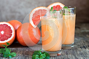 Grapefruit and Tequila Paloma Cocktail