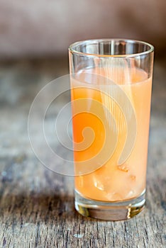 Grapefruit and Tequila Paloma Cocktail