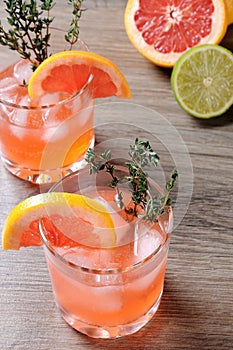 This Grapefruit and Thyme Bourbon