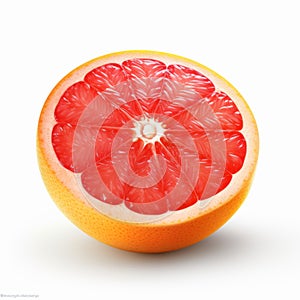 Grapefruit: A Vibrant Still Life In High-key Lighting