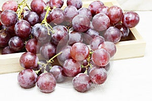 Grapes fruit and wine