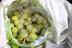 Grapes at the grocery store