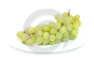 Grapes isolated on white
