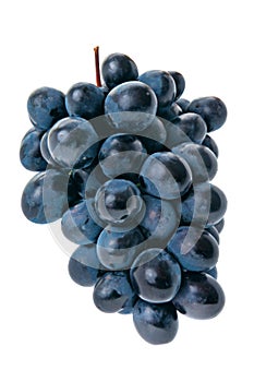 Grapes isolated on a white
