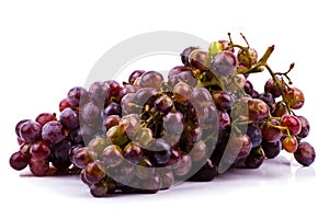 Grapes isolated on white background