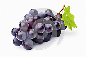 Grapes isolated on white background