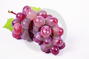 Grapes isolated on white background