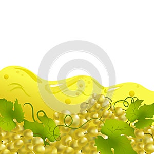 Grapes juice background