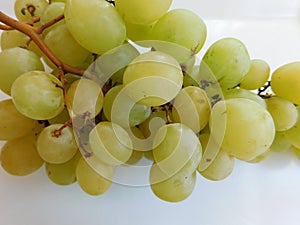 Grapes in the kitchen