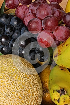 Grapes Melons and Bananas