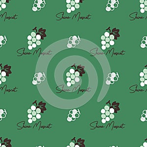 Grapevine Delight of Muscat Vector Seamless Pattern