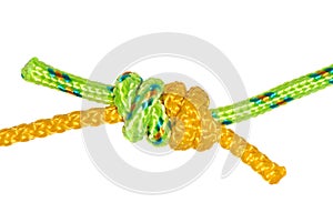 Grapevine knot of two ropes