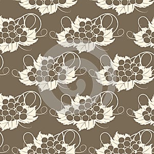 Grapevine seamless pattern