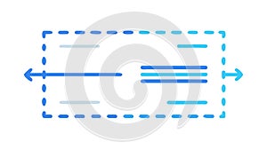 Graph Chart Data Visualization Outline Icon, vector design Generative AI
