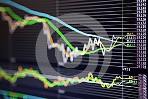 Graph of foreign exchange market