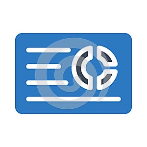 Graph  glyph color icon