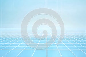 Graph grid lines fading into background, soft blue, upper left reserved for subtitle