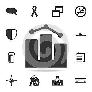 Graph Icon in trendy icon. Detailed set of web icons. Premium quality graphic design. One of the collection icons for websites, we