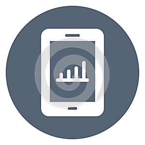 Graph   Isolated Vector icon which can easily modify or edit