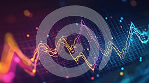 graph looping line chart