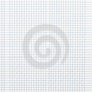 Graph paper featuring a grid of evenly spaced blue lines on a white background