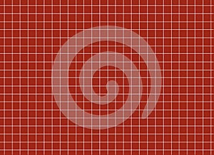Graph paper,grid paper texture, grid sheet, abstract grid line, white straight lines on red background