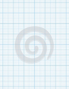 Graph paper. Printable millimeter grid paper with color lines. Geometric pattern for school, technical engineering line