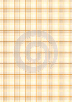 Graph paper. Printable millimeter grid paper with color lines. Geometric pattern for school, technical engineering line