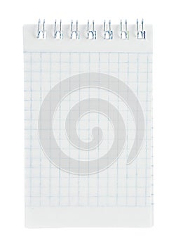 Graph paper spiral pad