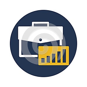 Graph report flat vector icon which can easily modify or edit Graph report flat vector icon which can easily modify or edit