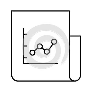 graph report Vector icon which can easily modify or edit