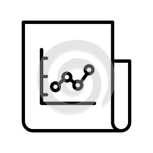 graph report Vector icon which can easily modify or edit