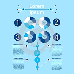 Graph Set Finance Diagram Infographic Icon Financial Business Chart