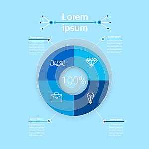 Graph Set Finance Diagram Infographic Icon Financial Business Chart