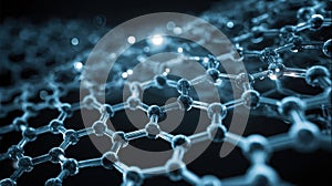 Graphene molecular structure microscopic science abstract
