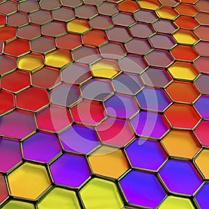 Graphene sheet, illustration