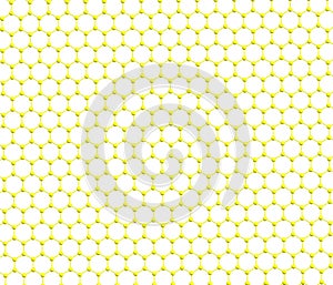 Graphene Sheet on white