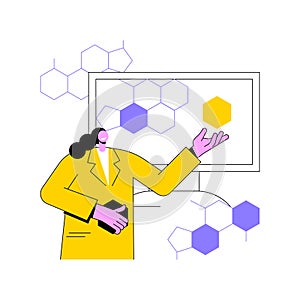 Graphene technologies abstract concept vector illustration