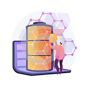 Graphene technologies abstract concept vector illustration