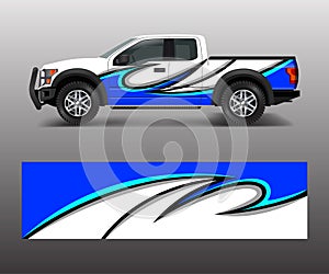 Graphic abstract stripe racing modern designs for wrap vehicle, race car, speed offroad, rally, adventure photo