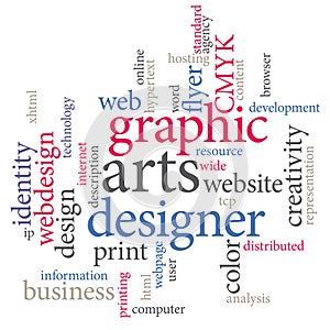 Graphic arts designer photo