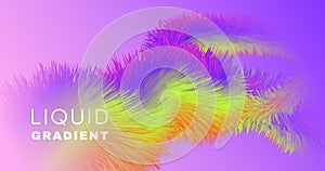 Graphic Color Fluid. Wave Concept. Vibrant