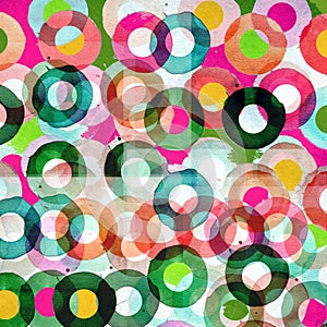 Graphic design background with circles