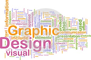 Graphic design background concept