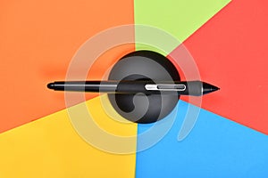 Graphic design digitized pen