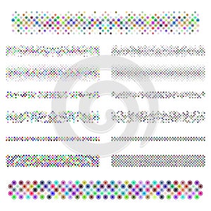 Graphic design elements - divider line set