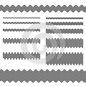 Graphic design elements - page divider line set