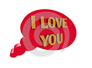 Beautiful i love you graphic design picture