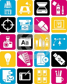 Graphic design icons